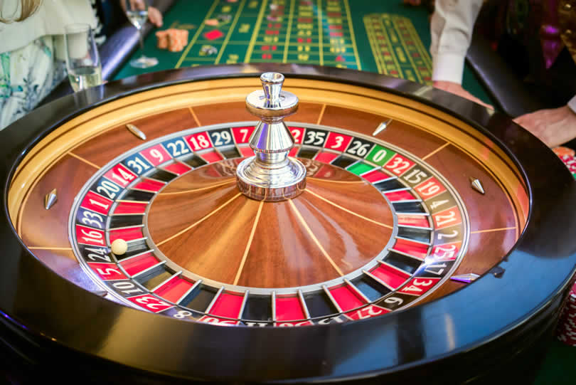 playing a roulette game